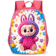 The Monsters Labubu Backpack School Bag StudentPack - Paint Splash Star Portrait