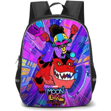 Moon Girl And Devil Dinosaur Backpack StudentPack - Moon Girl And Devil Dinosaur Falling