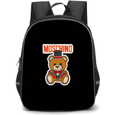 Moschino Backpack School Bag StudentPack - Moschino Teddy Bear Illustration Art Sticker