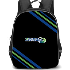 2 Ekstraliga Logo Backpack School Bag StudentPack - 2 Ekstraliga Large Logo With Stripe