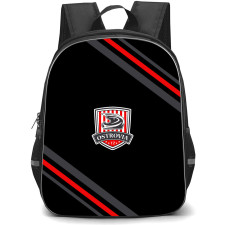 TZ Ostrovia Ostrow Wielkopolski Backpack School Bag StudentPack - TZ Ostrovia Ostrow Wielkopolski Large Logo With Stripe