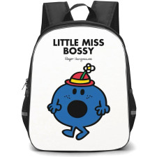 Mr Men Little Miss Bossy Backpack StudentPack - Mr Men Little Miss Bossy Illustration Art On White Background