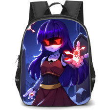 Murder Drones Doll Backpack StudentPack - Doll Showing Mechanical Hand Illustration Art