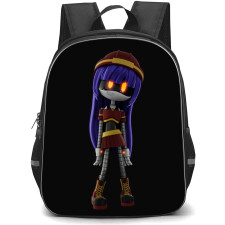 Murder Drones Doll Backpack StudentPack - Doll Standing On Dark Background 3D Fan Art Poster
