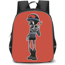 Murder Drones Khan Doorman Backpack StudentPack - Khan Doorman Holding Tools Sticker
