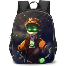 Murder Drones Thad Backpack StudentPack - Thad With Green Eyes Standing Poster