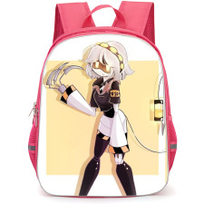 Murder Drones V Backpack StudentPack - V Robot Girl Standing On Beige Background Sticker