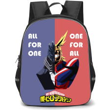 My Hero Academia Backpack StudentPack - All Might All For One Half Portrait