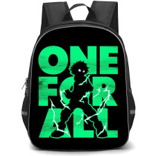 My Hero Academia Izuku Midoriya Backpack StudentPack - Izuku Midoriya One For All Silhouette