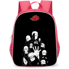 Naruto Backpack StudentPack - Akatsuki Members On Black Background
