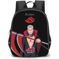 Naruto Hidan Backpack StudentPack - Hidan Portrait On Black Background
