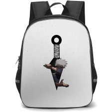 Naruto Kakashi Hatake Backpack StudentPack - Kakashi Hatake Attack Mode On Kunai Background