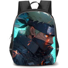 Naruto Phone Kakashi Case For iPhone And Samsung Galaxy Devices - Kakashi Side Portrait Blue Backrgound