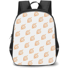 Naruto Backpack StudentPack - Konohagakure Logo Pattern Art