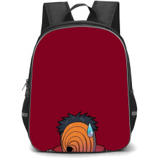 Naruto Obito Uchiha Backpack StudentPack - Obito Uchiha Avatar On Red Background
