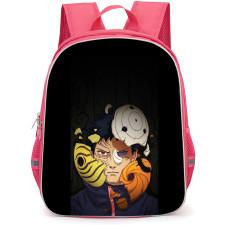 Naruto Obito Uchiha Backpack StudentPack - Obito Uchiha Masks Portrait