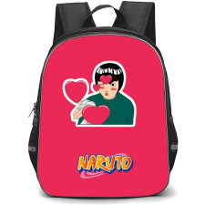 Naruto Rock Lee Backpack StudentPack - Rock Lee Hearts Blow Kiss Sticker