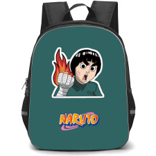 Naruto Rock Lee Backpack StudentPack - Rock Lee With Flame Sticker