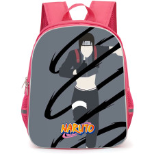 Naruto Sai Yamanaka Backpack StudentPack - Sai Yamanaka Attack Mode Minimalist On Grey Background