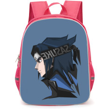 Naruto Sasuke Uchiha Backpack StudentPack - Sasuke Uchiha PopHead Shot On Blue Background