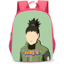 Naruto Shikamaru Nara Backpack StudentPack - Shikamaru Nara Portrait Minimalist On Green Background