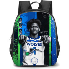 NBA Anthony Edwards Backpack StudentPack - Anthony Edwards Minnesota Timberwolves 1 Portrait Poster Art