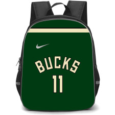 NBA Brook Lopez Backpack StudentPack - Brook Lopez Milwaukee Bucks No. 11 Jersey