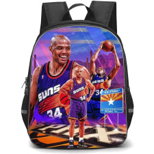 NBA Charles Barkley Backpack StudentPack - Charles Barkley Phoenix Suns 34 Standing Poster Art