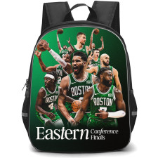 NBA Boston Celtics Backpack StudentPack - Boston Celtics Eastern Conference Finals Green Effect Poster