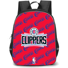 NBA Los Angeles Clippers Backpack StudentPack - Los Angeles Clippers Medley Monogram Wordmark