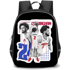 NBA Cade Cunningham Backpack School Bag StudentPack - Cade Cunningham Shout Grayscale Portrait Collage Sticker