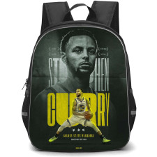 NBA Stephen Curry Backpack StudentPack - Stephen Curry Golden State Warriors 30 Grayscale Poster Art