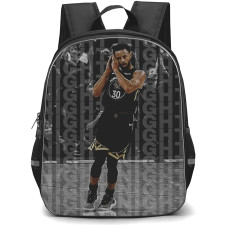 NBA Stephen Curry Backpack StudentPack - Stephen Curry Night Night Grayscale Poster