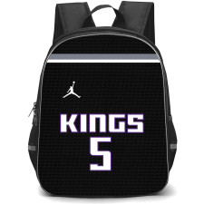 NBA De Aaron Fox Backpack StudentPack - De Aaron Fox Sacramento Kings No. 5 Jersey