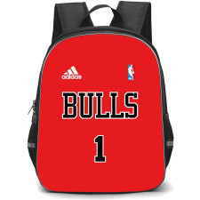 NBA Derrick Rose Backpack StudentPack - Derrick Rose Chicago Bulls No. 1 Jersey