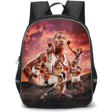 NBA Derrick Rose Backpack StudentPack - Derrick Rose Player Game Moment Collage Poster