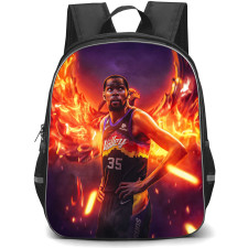 NBA Kevin Durant Backpack StudentPack - Kevin Durant Phoenix Suns 35 On Fire Standing Poster