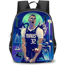 NBA Cooper Flagg Backpack School Bag StudentPack - Cooper Flagg Shouting Blue Abstract Portrait Poster