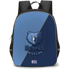 NBA Memphis Grizzlies Backpack StudentPack - Team Logo On Blue Background