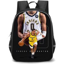 NBA Tyrese Haliburton Backpack StudentPack - Tyrese Haliburton Indiana Pacers Game Winner Poster