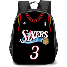 NBA Allen Iverson Backpack StudentPack - Allen Iverson Philadelphia 76ers No. 3 Jersey