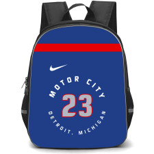 NBA Jaden Ivey Backpack StudentPack - Jaden Ivey Motor City 2020-21 City No. 23 Jersey