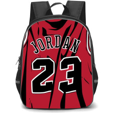 NBA Michael Jordan Backpack StudentPack - Michael Jordan 23 Jersey Illustration Art