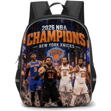 NBA New York Knicks Champions Backpack School Bag StudentPack - New York Knicks 2026 NBA Champions Team Poster