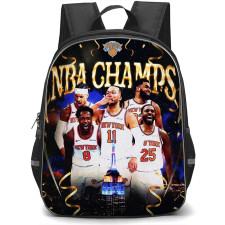 NBA New York Knicks Champions Backpack School Bag StudentPack - New York Knicks Gold Confetti Championship Celebration Poster