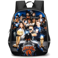 NBA New York Knicks Champions Backpack School Bag StudentPack - New York Knicks NBA Jobs Not Finished Finals Press Conference Poster