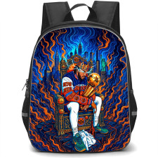 NBA New York Knicks Champions Backpack School Bag StudentPack - New York Knicks NBA King Brunson Championship Fantasy Illustration Art Poster