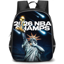 NBA New York Knicks Champions Backpack School Bag StudentPack - New York Knicks NBA Liberty Trophy Champions Poster