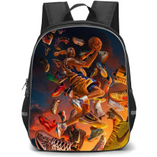 NBA Kobe Bryant Backpack StudentPack - Kobe Bryant Dunking And Shoes Collection Poster