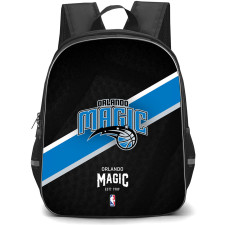NBA Orlando Magic Backpack StudentPack - Team Logo Stripe Background